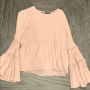 American Eagle long sleeve shirt pink